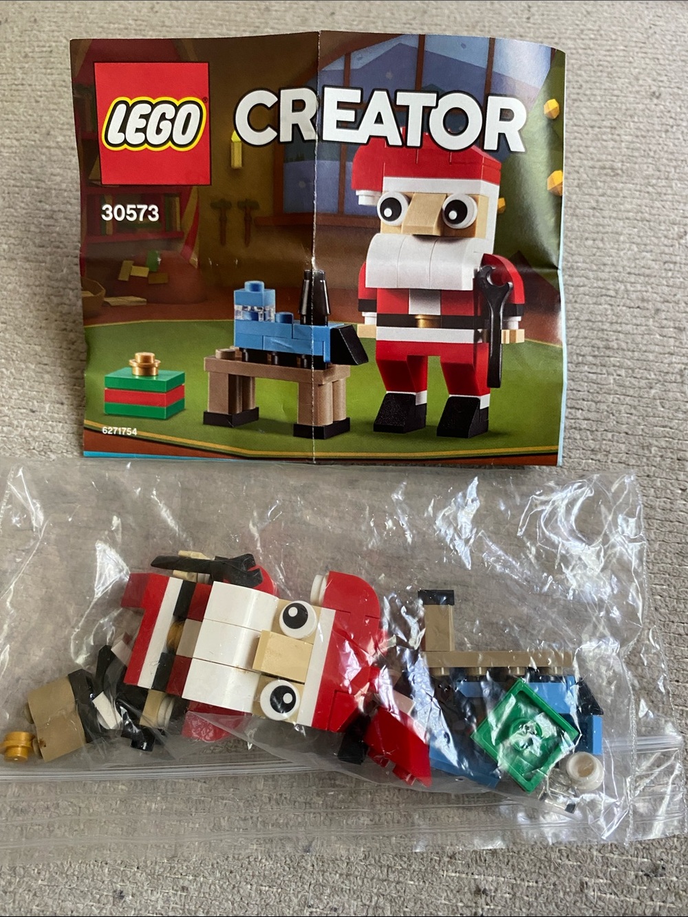 Lego Creator Red, White & Black Santa Building Set